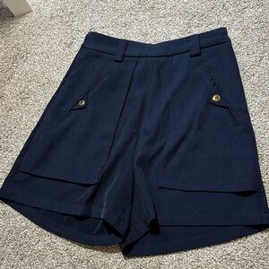Banana Republic Dark Blue Women's Cargo Shorts